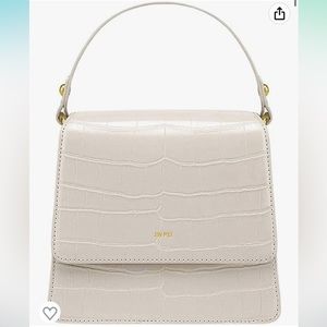 JW PEI Fae Top Handle Crossbody, ivory, new